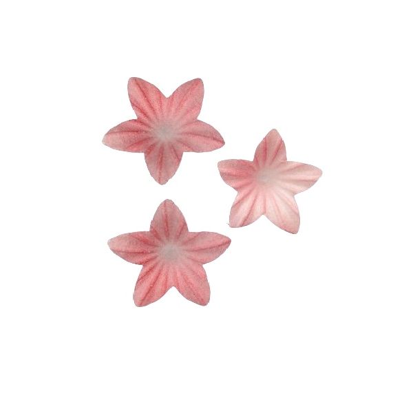 Oblátkový kvet mini ružový