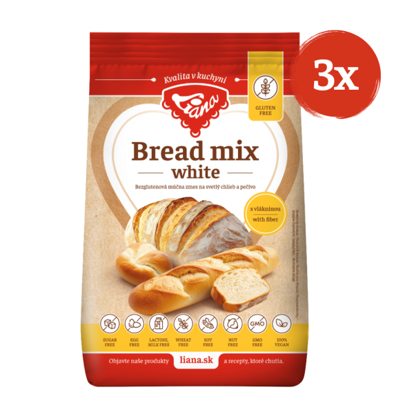 Aktion 3 x Brotmischung Weiße Liane