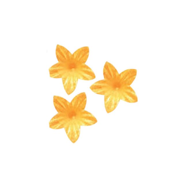 Oblátkový kvet mini zlatý