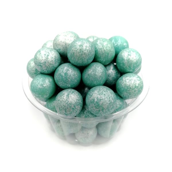 Perly čokoládové perleťové modré 200 g