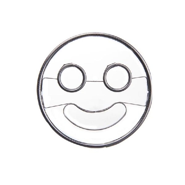 Happy smiley cookie cutter