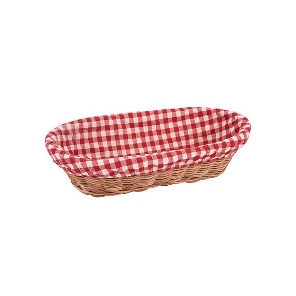 Ovális rattan szőnyeg + textil 31 x 15,5 x 7 cm