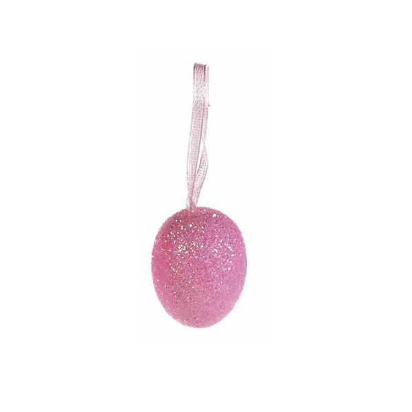 Glittering Easter eggs 15 pcs Glittering Easter eggs 15 pcs., Pink