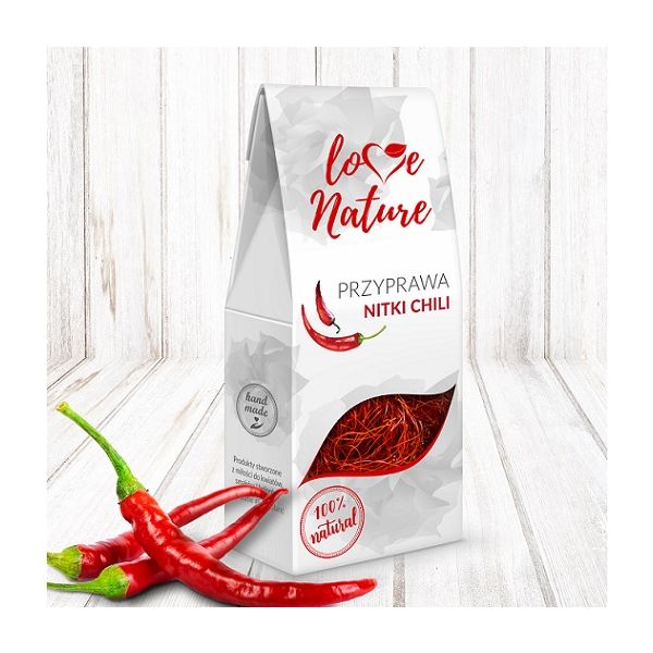 Suszony kwiat jadalny - błonnik chili 20 g