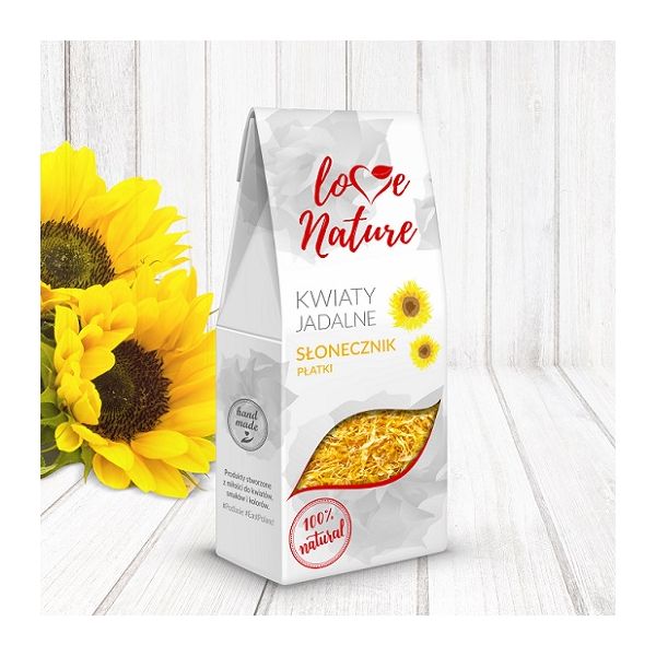 Edible dried flowers - sunflower 15 g