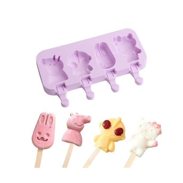 Silicone mold for mixed popsicles