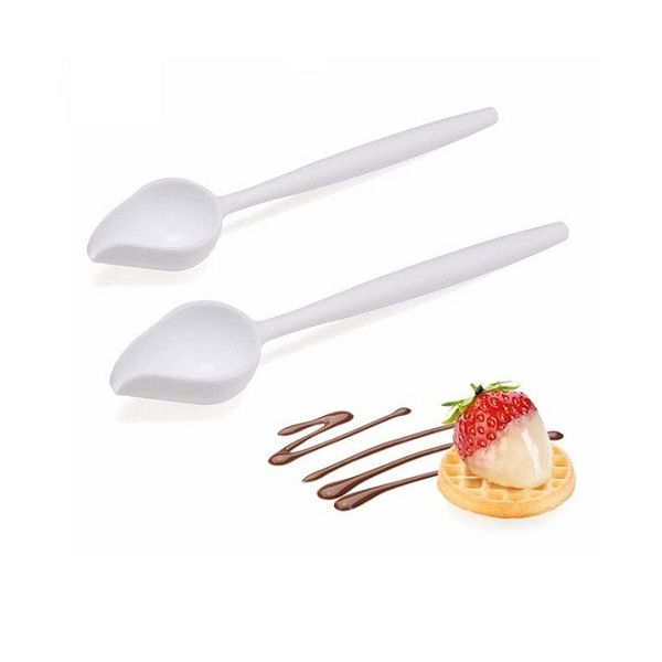 Spoon for decorating desserts 2 pcs