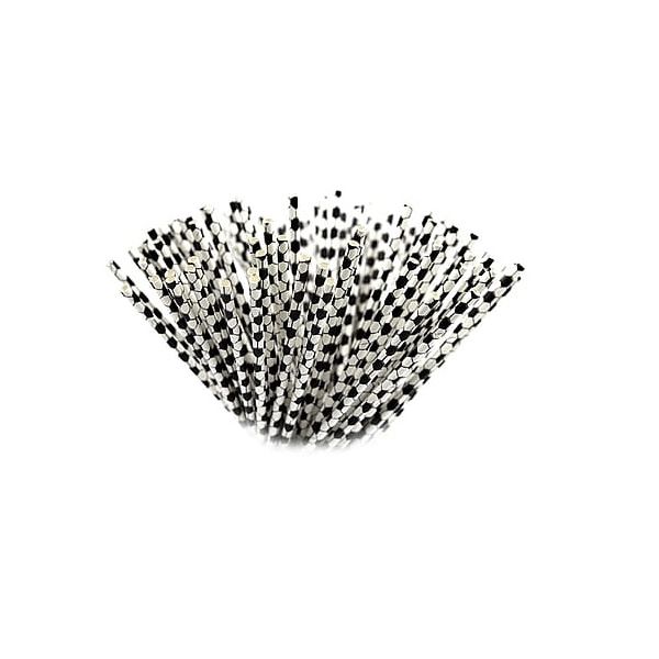 Paper football straws 10 pcs