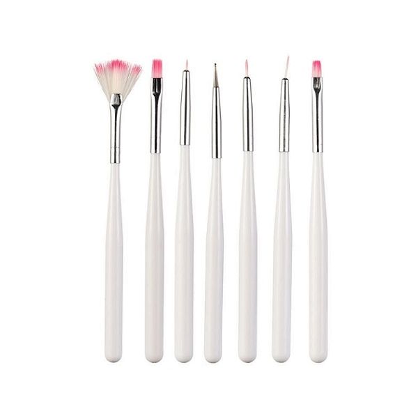 Set of decorating brushes - 7 pcs