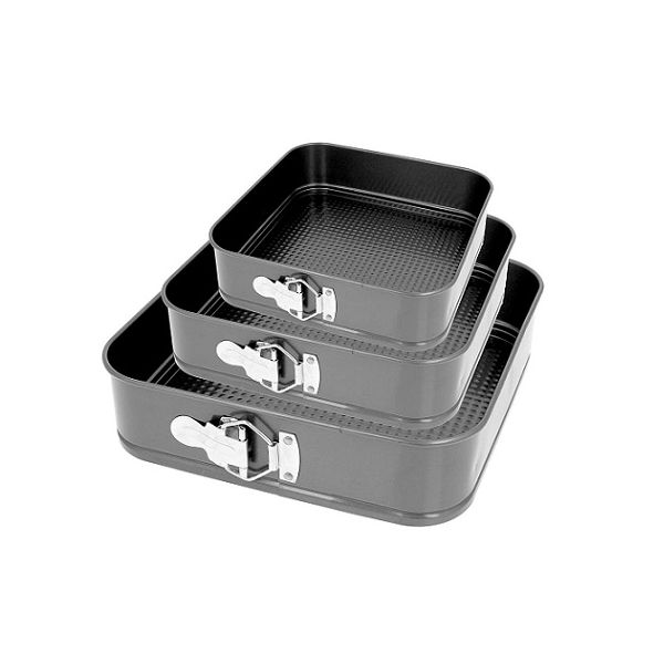 Quadratische Form aus Metall 18-20-22 cm, 3er-Set