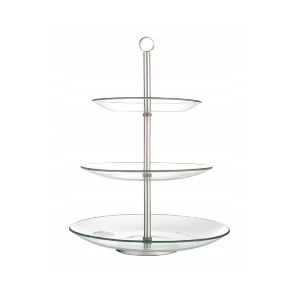 3-poziomowy szklany stojak