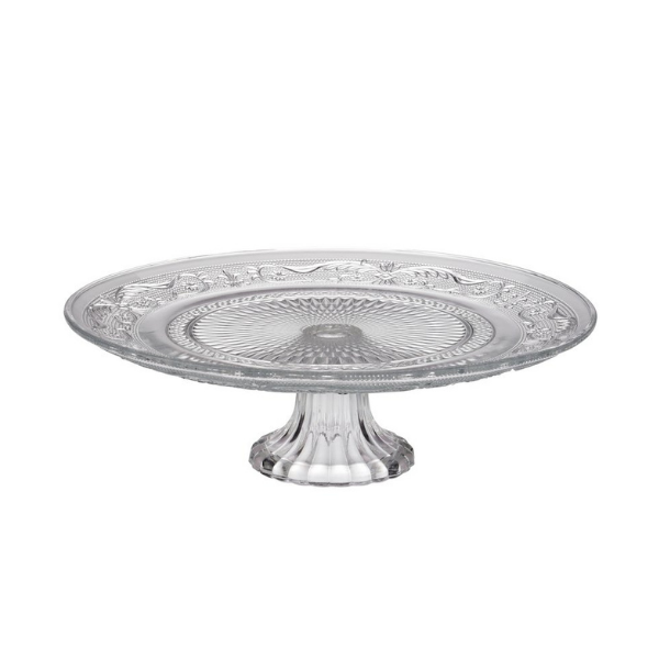 Cake stand glass 30 x 9.5 cm