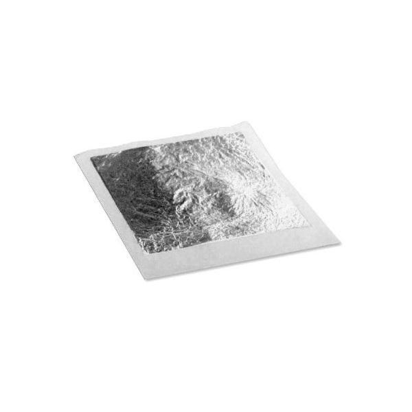 Essbares Silber 10 Blatt, 8x8 cm