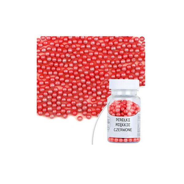 Soft pearls - red 30 g