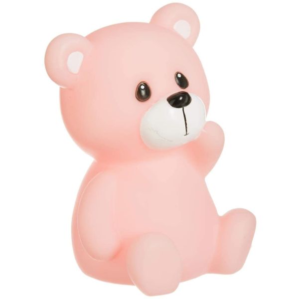 Teddybär-Nachtlampe – Farbmischung Teddybär-Nachtlampe – Farbmischung, rosa