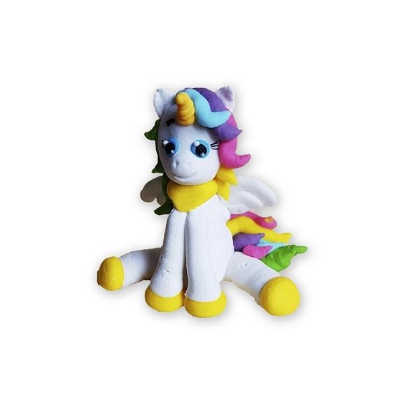 Colored sugar unicorn