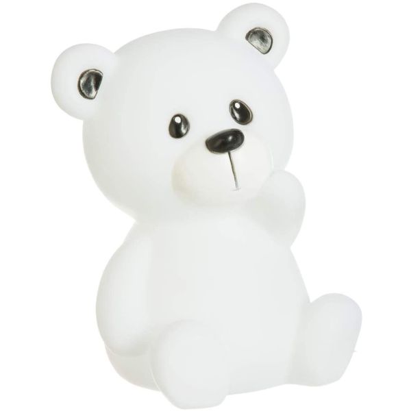 Teddybär-Nachtlampe – Farbmischung Teddybär-Nachtlampe - Farbmischung, weiß