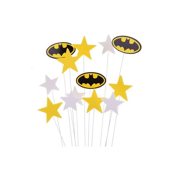 Zápich - sada Batman, hvězdy, kruh