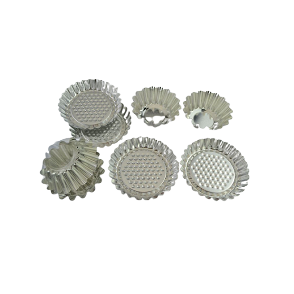 Metal tartlet molds 4 x 4 pcs