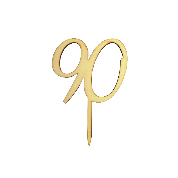 Zápich dřevěný - číslo Zápich dřevěný - číslo, 90