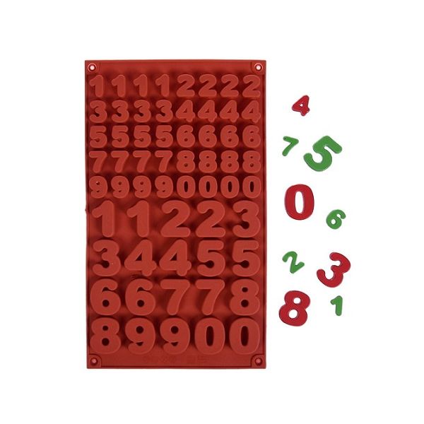 Form of silicone numbers small + large