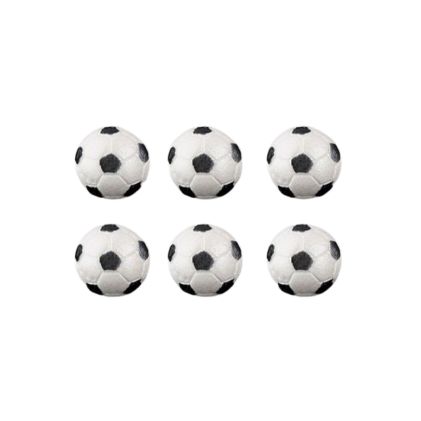 Black and white soccer ball