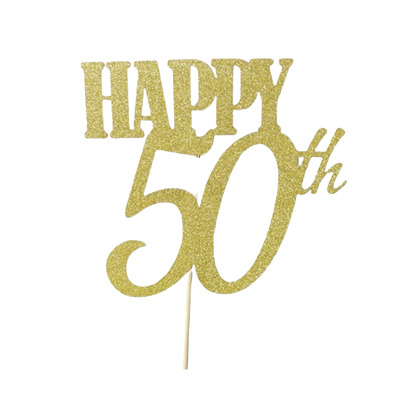 Zápich - Happy 50 zlatý