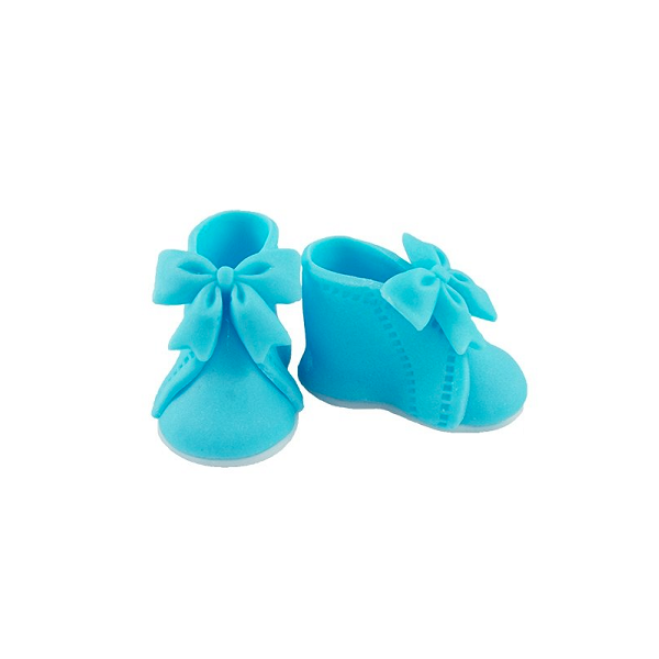 Topánočky s mašľou modré