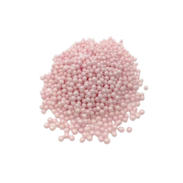 Posyp cukrársky -  hrášok ružový 4 mm 100 g