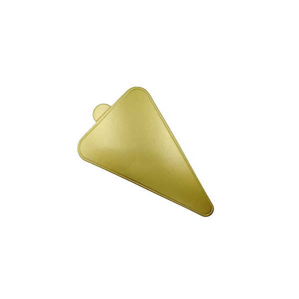 Podložka zlatá trojuholník 8 x 12 cm