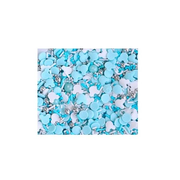 Sprinkle Mickey, pearls, rice - blue 70 g