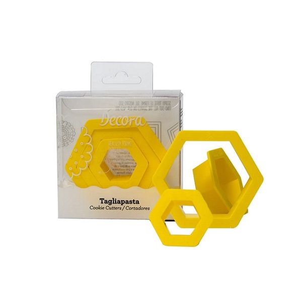 Hexagon cutter 3 pcs
