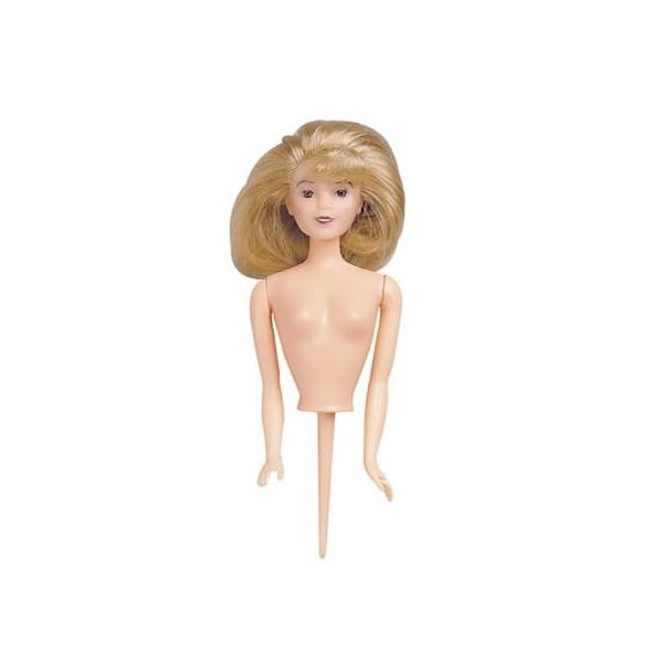 Blond cake doll