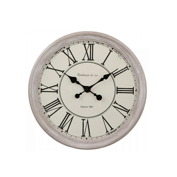 Clock white 48 cm