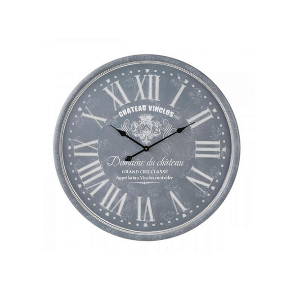 Uhr grau 52 cm
