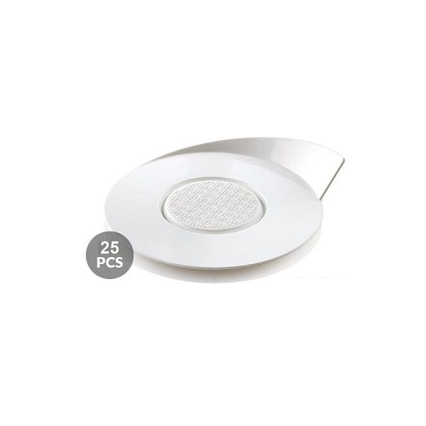 Podložka plast bílá 86 mm 25 ks