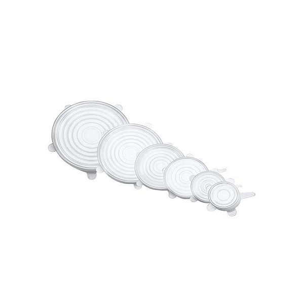 Silicone cap set of 6 pcs