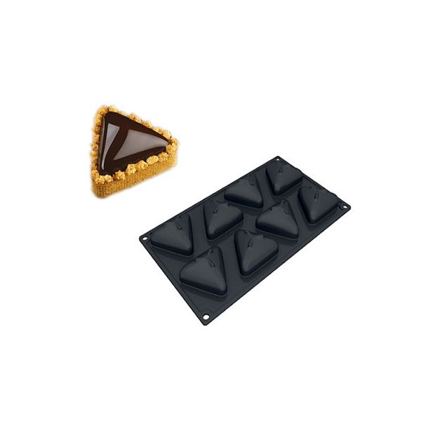 Form silicone triangle 8 pcs