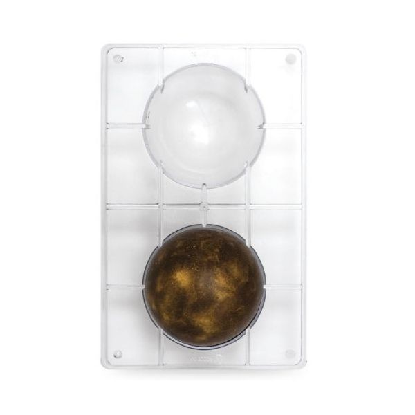 Forma na čokoládu - pologule 10 cm Forma na čokoládu - pologule 10 cm