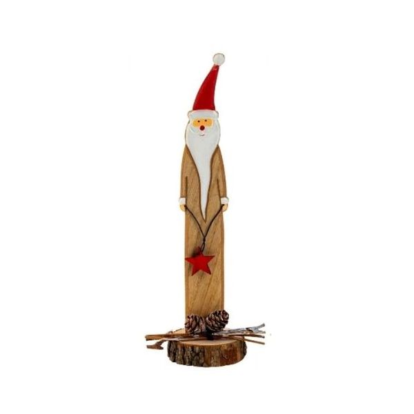 Weihnachtsmann aus Holz 23 cm