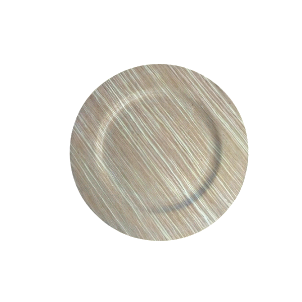 Wood imitation plate 33 cm