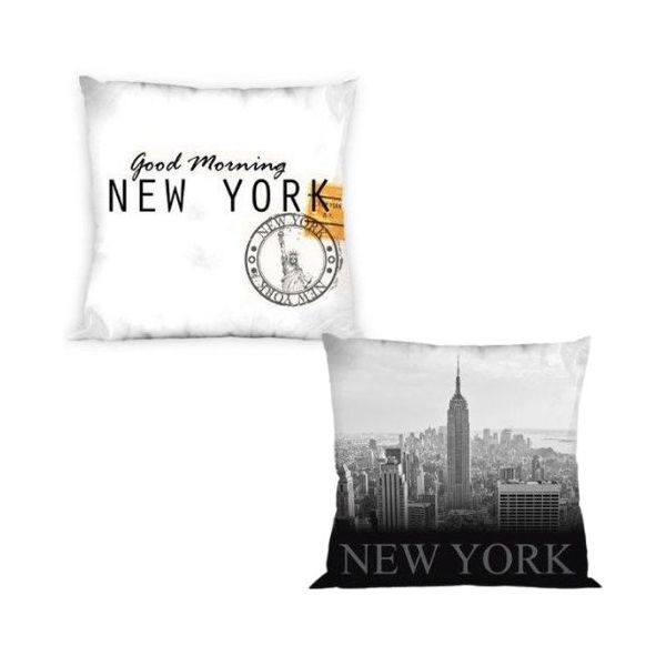 Pillow + sheet New York 40 x 40 cm