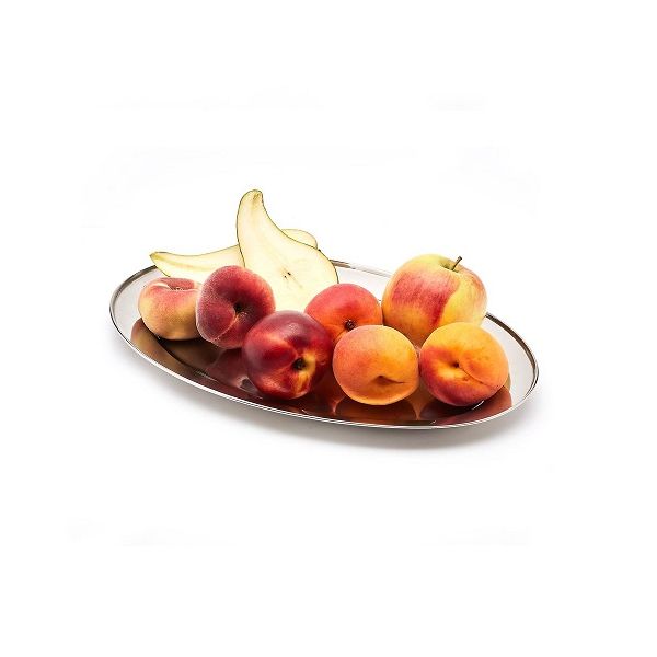 Stainless steel oval tray