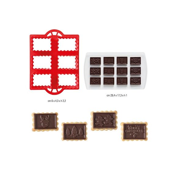 Vykrajovačka na sušienky + forma na čokoládu