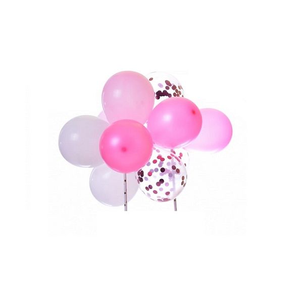 Zápich - balóny ružové