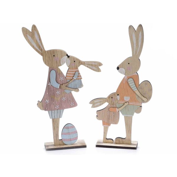Easter decoration - rabbit family