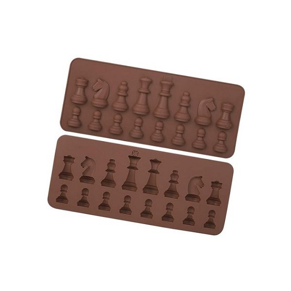 Forma silikón šachy 16 ks