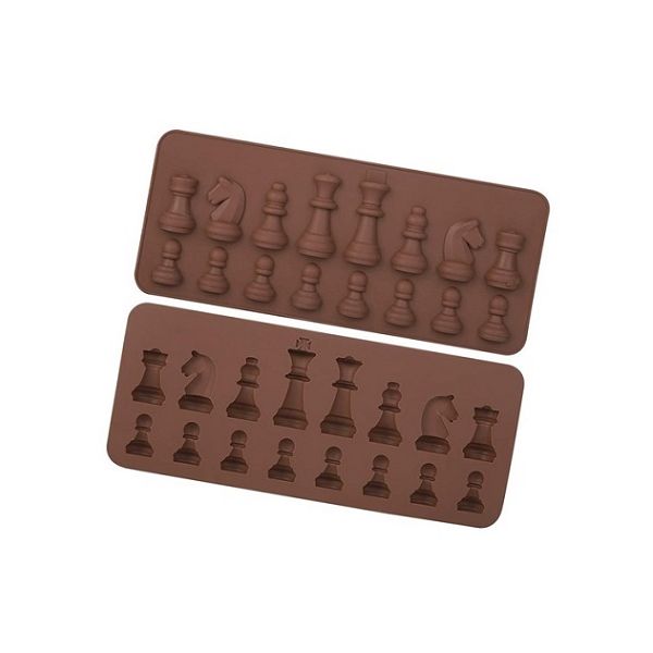 Silicone chess mold 16 pcs