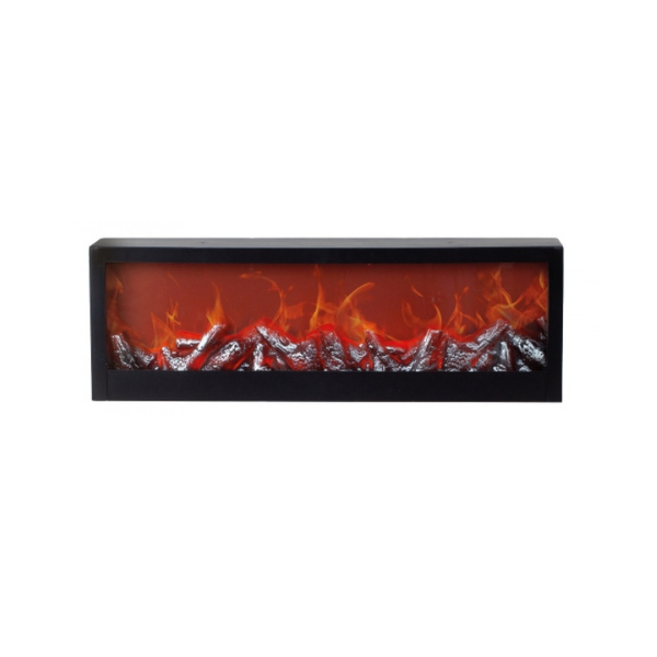 Artificial fireplace LED 20x6 cm