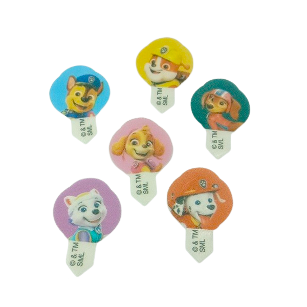 Zápichy na muffiny oplatkové Paw Patrol 6 ks